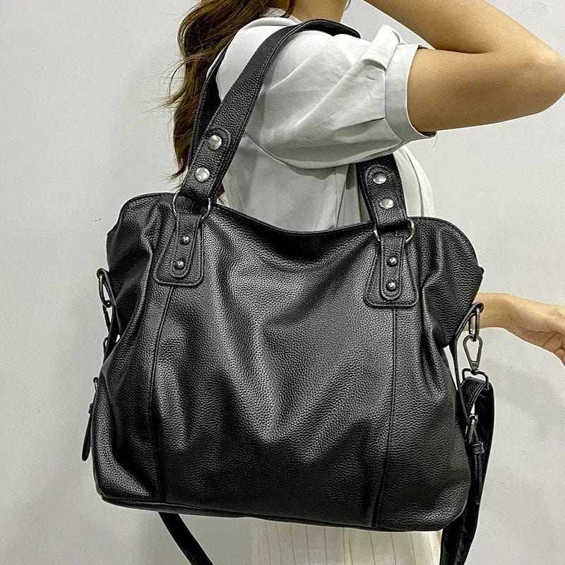 Elegante y multifuncional bolso de cuero