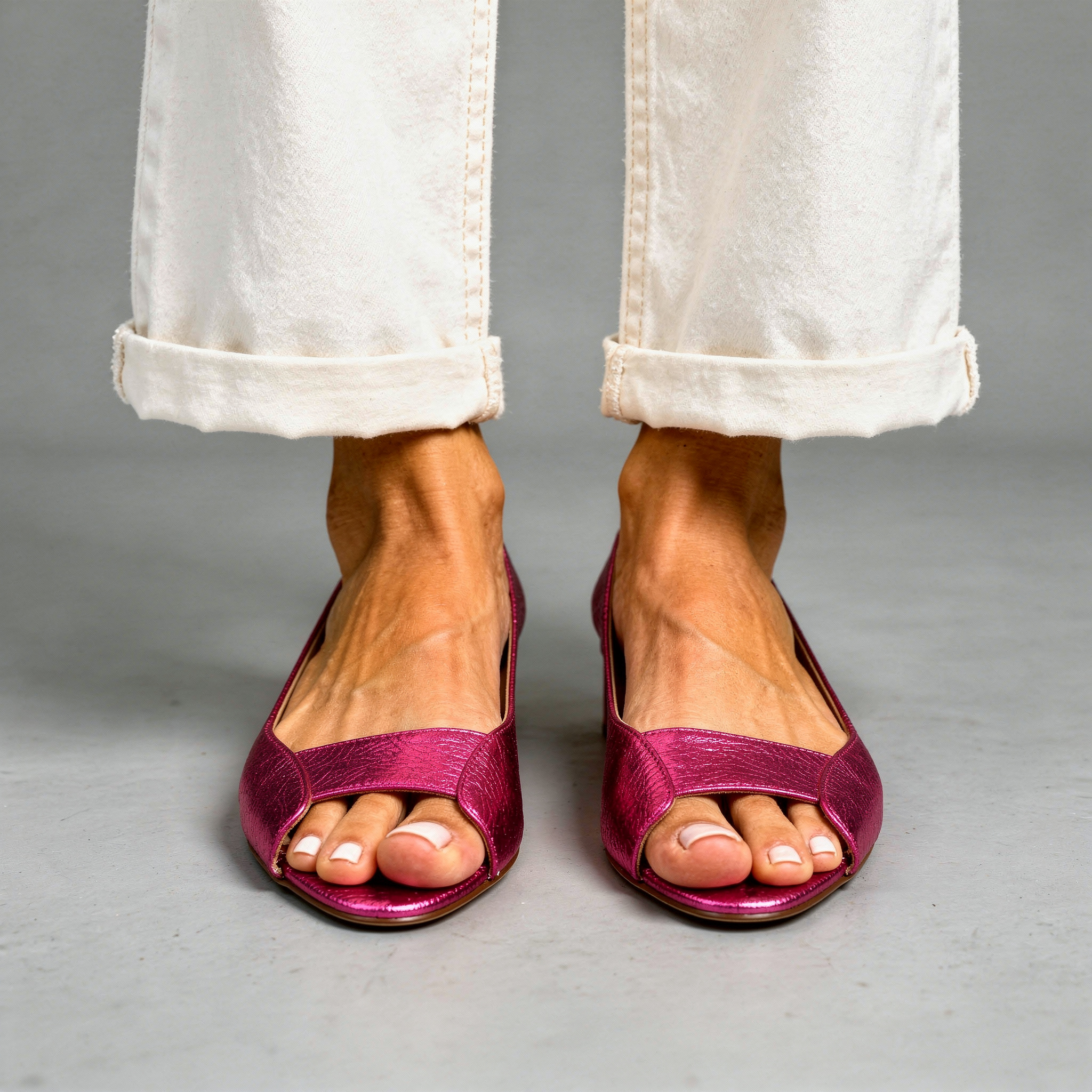 Adelina | Sandalias Doradas de Conforto Elegante