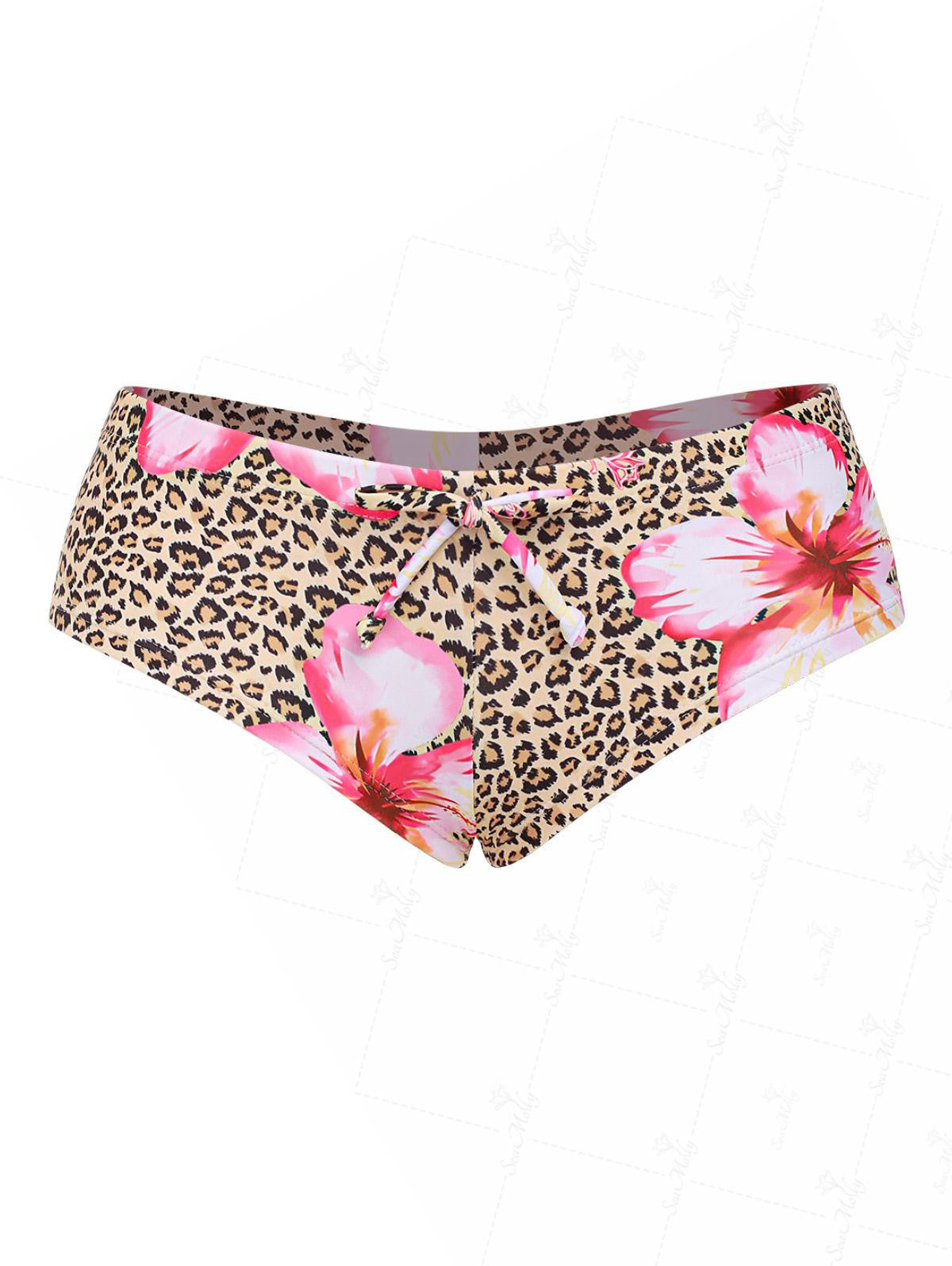 Alma | Short de bikini con motivo selvático y floral