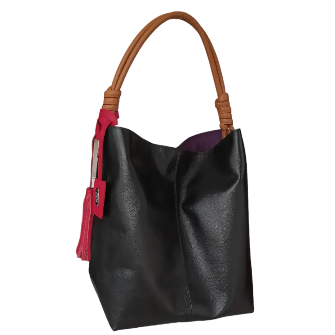 Leah Black Women's Leather Bag