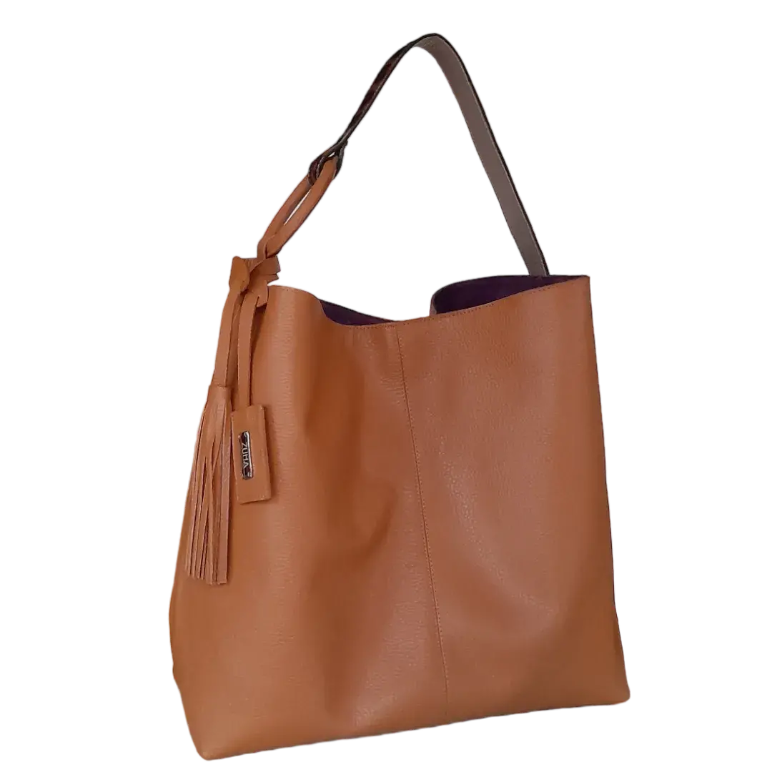 Bolso de Mano de Cuero para Mujer Nora Honig
