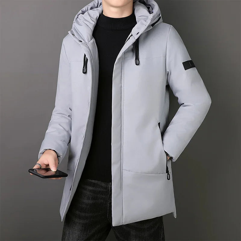 Elegant long jacket for men