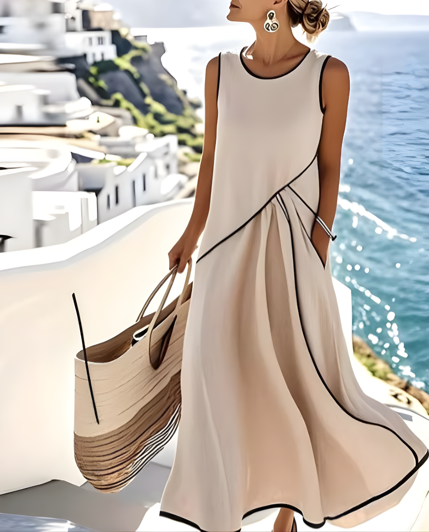 Saige™ Vestido de verano a rayas
