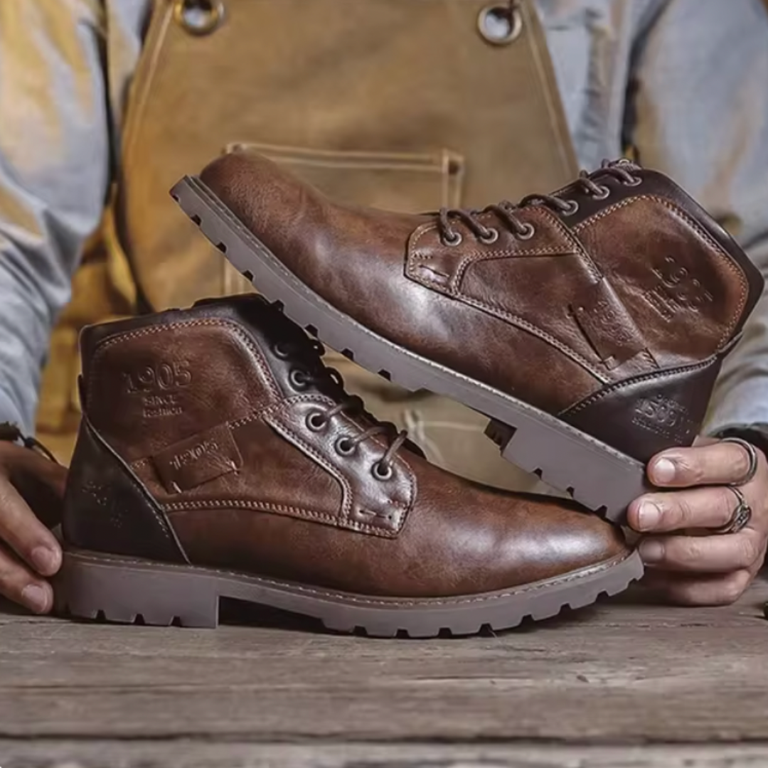 Aaron™ | Botas de cuero vintage