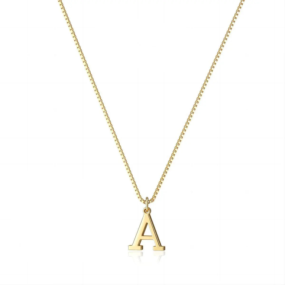 Collar con iniciales de letras de amor