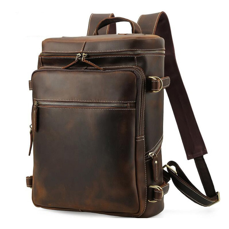 Mochila de Cuero Retro