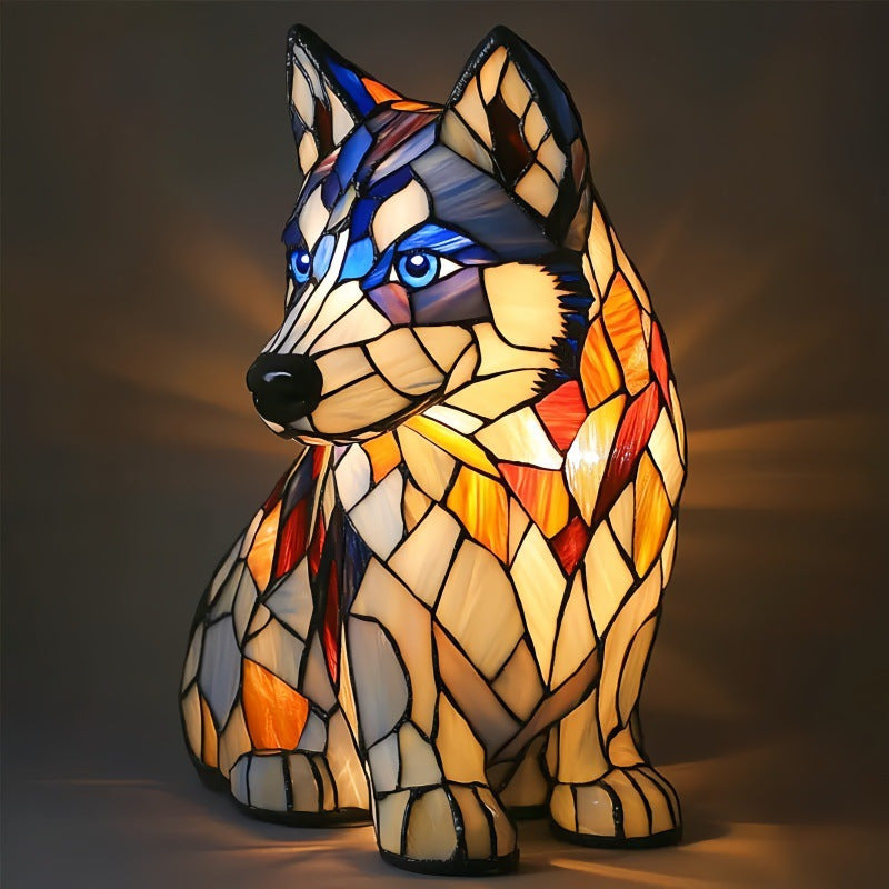 Rex | Lampada per cane Magisk in vetro colorato