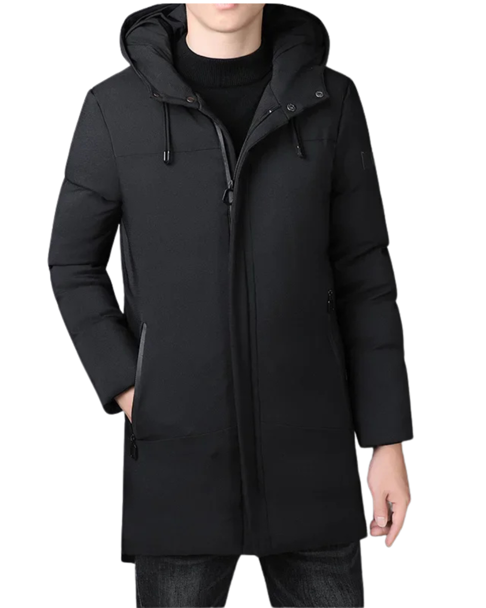 Elegant long jacket for men