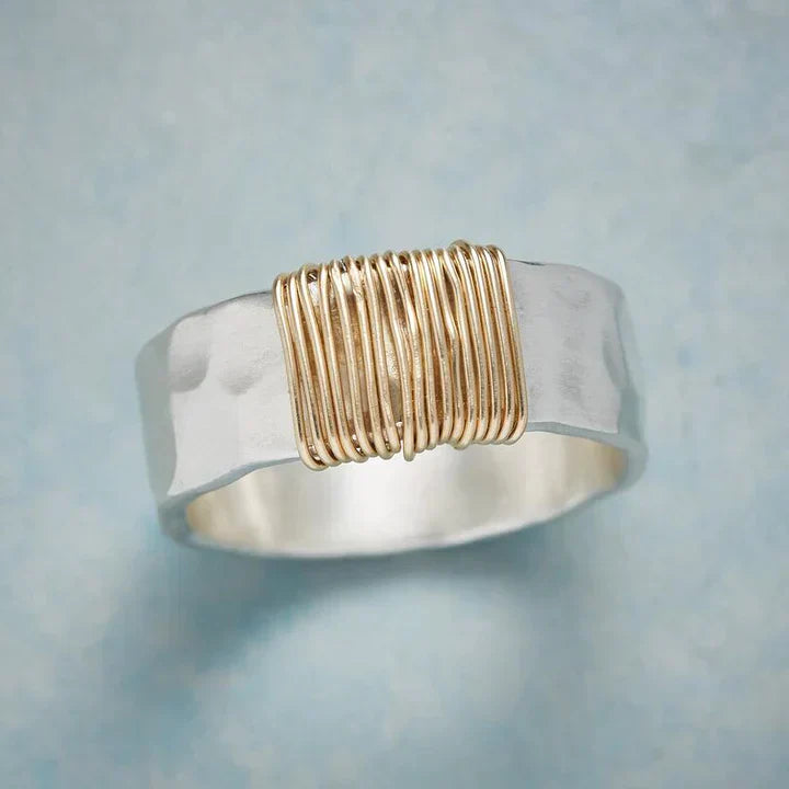 Anillo Vintage Goldfaden en Plata