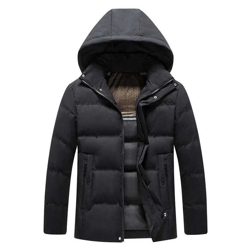 Elegante chaqueta de invierno impermeable