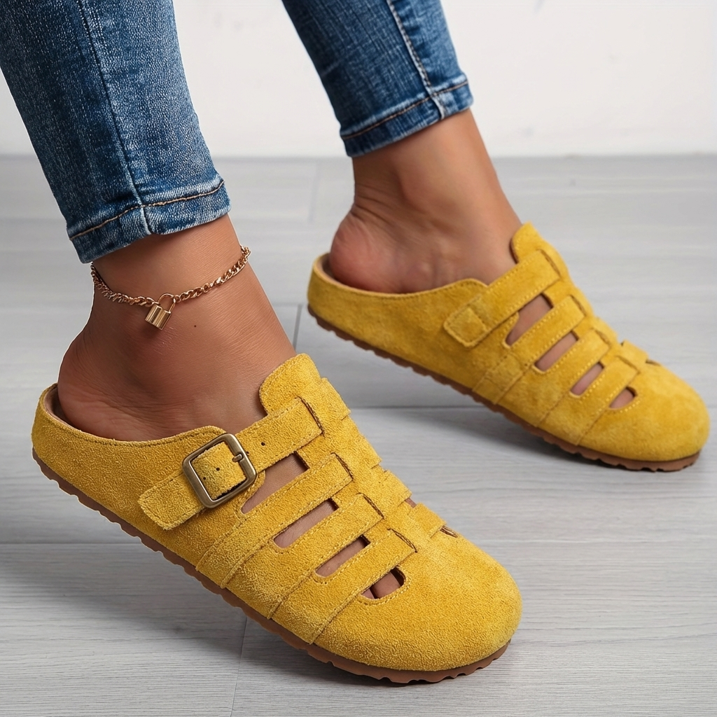 Lidia| Sandalias Mules de Confort sin Cierre