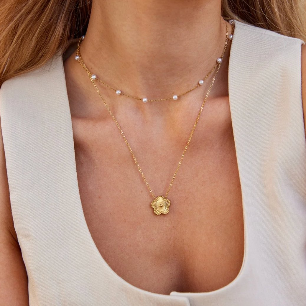 Collar Nura con Perla