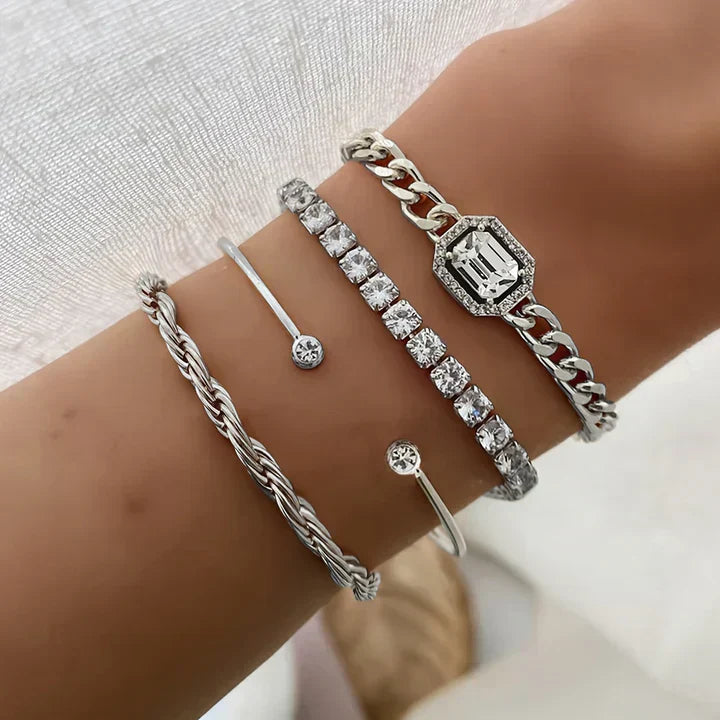Conjunto de pulsera Domitia Calvina | Oro